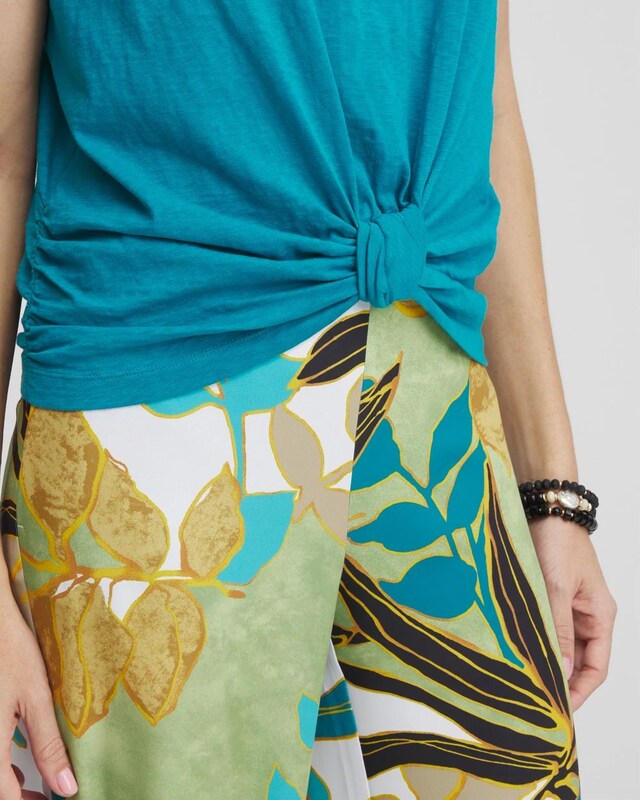 Knot Front Tee - image 4